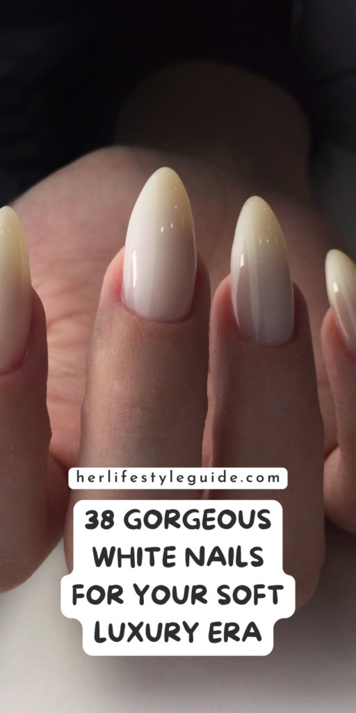 a pin that says in a large font white nails