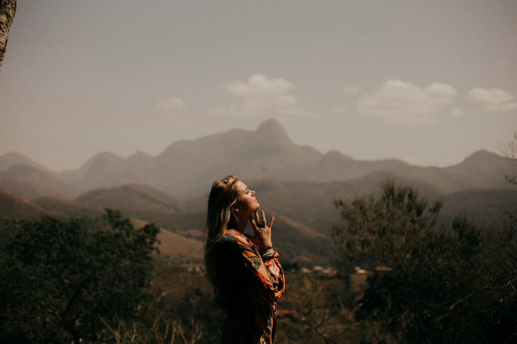 a happy woman