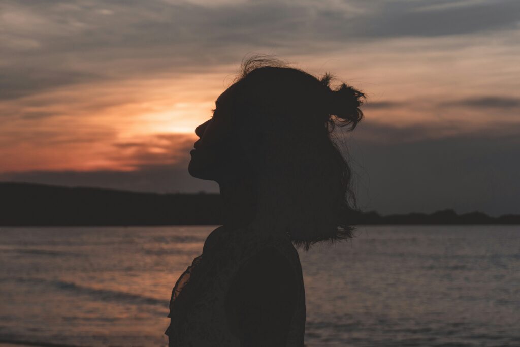 a happy woman